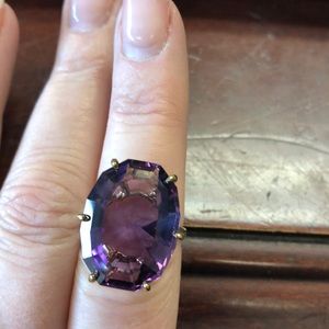 14k amethyst ring